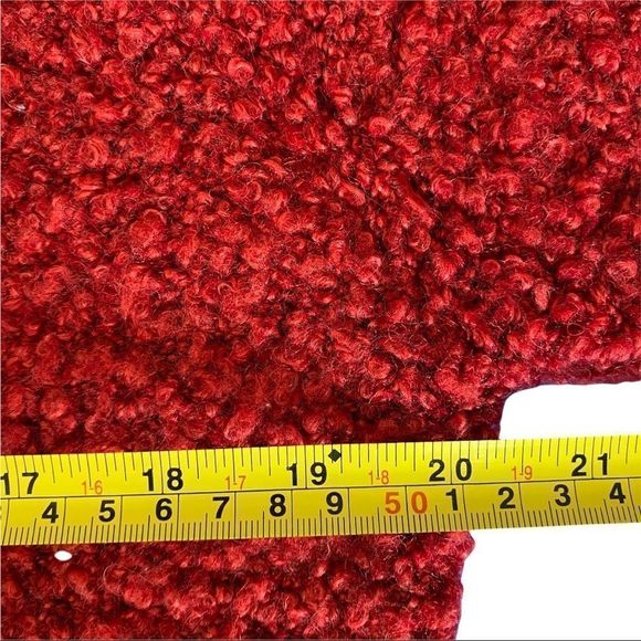 Vintage Sears fuzzy orange high neck long sleeve sweater size 10 (8-10) EUC - Picture 6 of 6